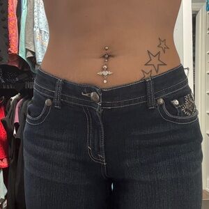 Dark Wash Denim Jeans